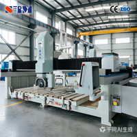 Scie à pont CNC 5 axes pour pierre, machine de découpe de granit à vendre Raintech