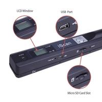 Scanner portable USB CIS ISCAN, scanner couleur HD pour la maison, l'enseignement, les livres A4, les examens, les photos, les fichiers