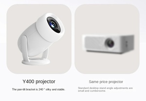 Projecteur portable Y400 Android 13 1080P avec cardan 240°, WiFi 6, BT5.0, léger (730g), pour cinéma maison, écran 300 pouces, autonomie 4-5h, 4 Go RAM/4 Go ROM - Product Image 6