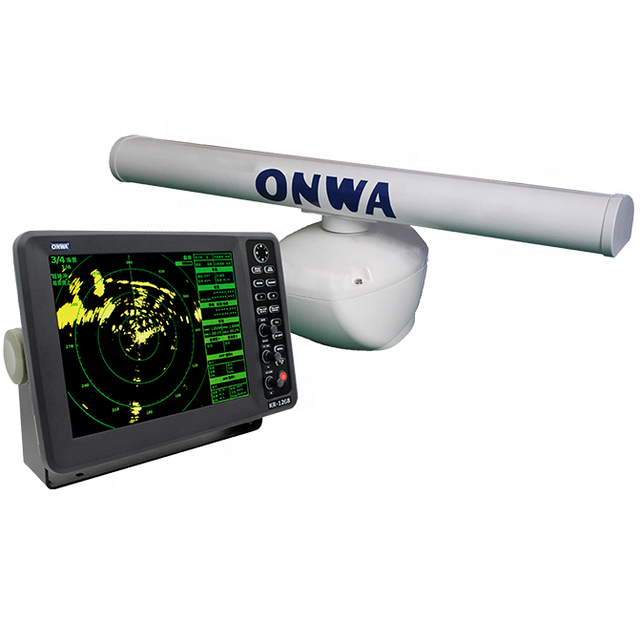KR-1238 12inch 36 NM Marine radar ARPA Function Radome Antenna /KR-1268 64NM Marine radar AIS Display With Open Array  Scanner