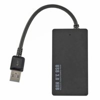 Adaptador de concentrador USB 3,0 de 4 puertos de alta velocidad, divisor convertidor de cable de datos para PC, portátil, Stock disponible