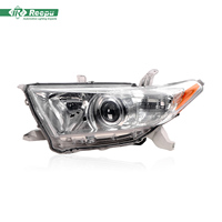 Ensemble de phares de voiture pour Toyota Highlander 2012-2014, type USA, phare avant, accessoires de lumière avant, pièces détachées