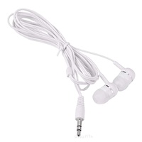 Usine directe 3.5mm intra-auriculaires en plastique filaire écouteurs universel MP3 musique couleur bonbon petits écouteurs vente pas cher casque filaire