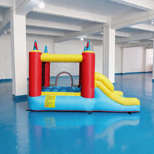 Casa de Brinco Inflable con Doble Certificación y Red de Seguridad, Casa de Brinco con Tobogán, <span class=keywords><strong>Castillo</strong></span> Inflable para Niños - Product Image 5