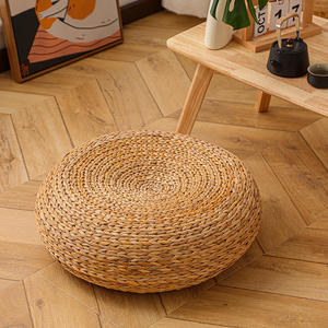 Tabouret ottoman en osier tressé à la main de haute qualité, best-seller, avec rangement gain de place, design artisanal moderne pour la maison et l'hôtel - Product Image 1