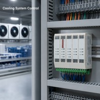 Controlador de Temperatura PID de 12 Canales Ydkz YD-12R YD-12V, Termopar Pt100, RS485 Modbus RTU, Ethernet TCP, Riel DIN de 35 mm, DC24V