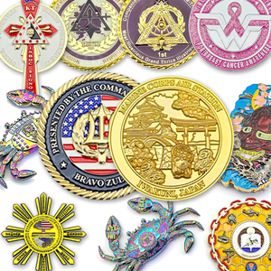 מטבעות אתגר ממתכת תלת-ממדיים דו-ממדיים מותאמים אישית, מטבעות מזכרת מצופים אמייל רך, מטבעות אתגר דו-צדדיים בהתאמה אישית, מטבעות אמריקאיים תלת-ממדיים - Product Image 1