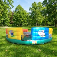 Jeu interactif gonflable Hippopotame WINSUN pour la cohésion d'équipe, pour enfants et adultes