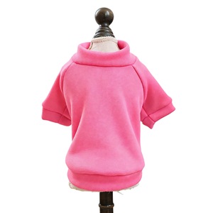 เสื้อสเวตเตอร์คอกลมสำหรับสัตว์เลี้ยง สีพื้น โพลีเอสเตอร์ ขนาดเล็ก กลาง เสื้อผ้าสำหรับสุนัขและแมว ดีไซน์เรียบง่าย ใส่ได้ทุกฤดู - Product Image 5