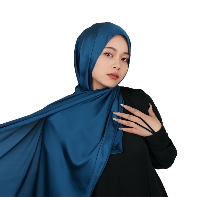 Hot Selling Ethnic Headscarf Solid Chiffon