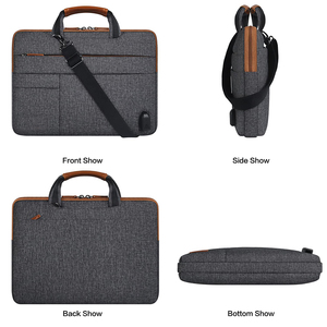 Fabricant personnalisé plus récent <span class=keywords><strong>3</strong></span> en 1 rechargeable Smart Business Office Travel Tote Sac pour <span class=keywords><strong>ordinateur</strong></span> portable avec port de charge USB pour hommes femmes - Product Image 2