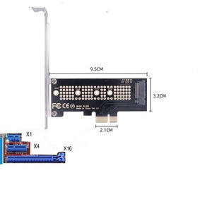 NVMe PCIe <span class=keywords><strong>M</strong></span>.2 NGFF SSD ถึง PCIe X1 การ์ดอะแดปเตอร์ PCIe X1 ถึง <span class=keywords><strong>M</strong></span>.2 การ์ดพร้อมขายึด - Product Image 2