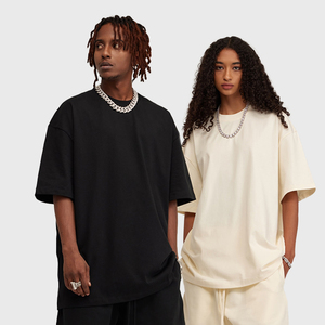 T-shirt vierge uni en gros, personnalisable avec logo imprimé numériquement, 100 % coton, 240 grammes, tricoté, grande taille pour homme - Product Image 3