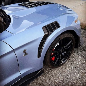 Ailes avant en Fiber de carbone de Style AC pour Ford <span class=keywords><strong>Mustang</strong></span> 2015 2016 2017 Kit de carrosserie de remplacement - Product Image 4