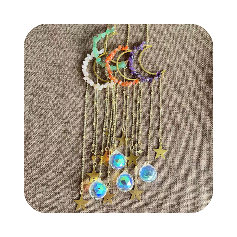 Wholesale Crystals Healing Crafts Dreamcatcher Shaped