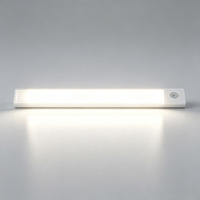 Lampe LED rechargeable USB pour armoire avec détecteur de mouvement infrarouge 1W 3000K-6000K Température de couleur réglable CRI 90 Design moderne pour placard