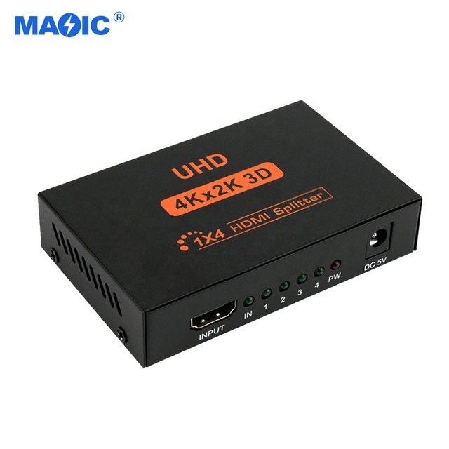 Other Audio Video Equipments 4k 4 Way HDMI Splitter 1x4 HDMI Splitter 1 in 4 Out for HDTV