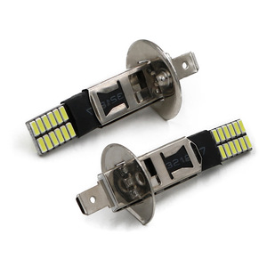 Luces antiniebla para coche H1 H3, 24 luces 4014, luces antiniebla delanteras, reequipamiento de faros, bombillas para coche, luces LED - Product Image 1