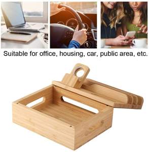 <span class=keywords><strong>Amazon</strong></span> — station de chargement en bois et bambou, câble non inclus, nouveau design, 2021 - Product Image 2