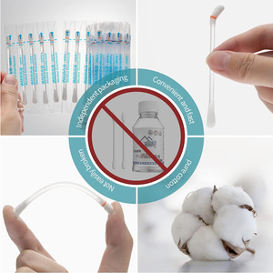 Biểu Tượng Tùy Chỉnh Viện Trợ Đầu Tiên Dùng Một Lần Rượu Chất Lỏng Đầy Bông Tăm Bông Q Tip - Product Image 5