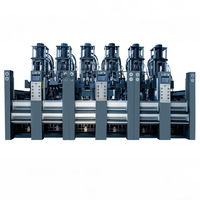 Machine d'injection de semelles de chaussures en caoutchouc de 1000 ml, 6 stations, moteur, force de serrage de 1650 kN pour une production haute efficacité