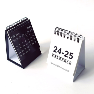 Calendario diario de escritorio con impresión personalizada a todo color, planificador mensual colgante de pared en espiral 2026 - Product Image 6