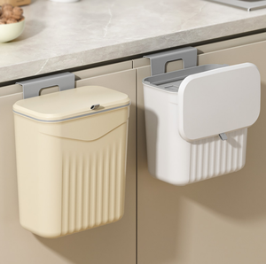 Cao Cấp Nhà Bếp Thùng Rác Có Thể Thông Minh Mỏng Treo Tường Công Suất Lớn Nhựa Thùng Rác Mở Thiết Kế Hàng Đầu Cho Hộ Gia Đình Nhà Vệ Sinh - Product Image 1