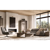 Meubles de salon de luxe américains, canapé combiné, hôtel, villa, taille personnalisable, vente directe d'usine