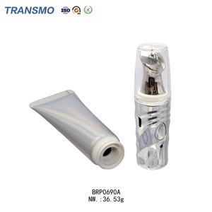 Tubo de Crema para Ojos Blanco de 20 ml, Tubo de Plástico Redondo para Crema para Ojos, Envase de Tubo de Plástico - Product Image 3