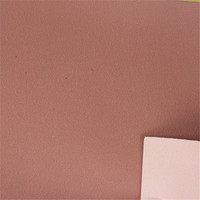 Cuir de flocage PU design douceur cuir véritable chamois artificiel