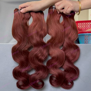 Paquete de ondas naturales crudas de la mejor calidad Paquetes de cabello crudo <span class=keywords><strong>ondulado</strong></span> con cutícula alineada Cabello vietnamita crudo <span class=keywords><strong>para</strong></span> extensiones de cabello humano - Product Image 5