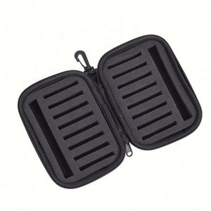 Estuche Portátil Personalizado para Señuelos de Pesca con Mosca, Caja de Espuma para Spinner Bait, Moscas para Trucha, Anzuelos, Estuche Rígido de EVA, Bolsa de Almacenamiento Negra - Product Image 1