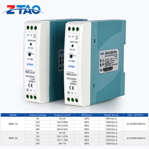 MDR Series/Single <strong>Output</strong> Industrial DIN Rail Mount Switching Power Supply MDR-10W 20W 40w 60W 100W 24V 12V <strong>Output</strong> Current 1A - Product Image 2