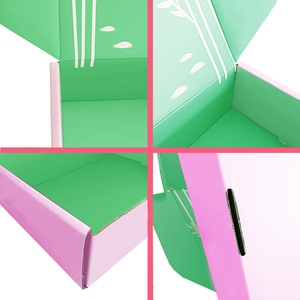 Sang Trọng Tùy Chỉnh Carton Hộp Quà Tặng Vận Chuyển Hộp Trang Phục Cho Bao Bì Váy Áo Sơ Mi Đồ Lót Các Tông Sóng Mailer Hộp - Product Image 3