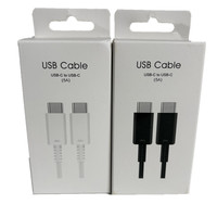 Câble de charge USB Type C vers Type C PD 45W 5A en gros, câble de charge super rapide USB C pour Samsung Galaxy S25 S24 pour iPhone