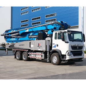 Bomba de Concreto Nueva de la Marca JIUHE, Precio de Máquina de Bombeo de Concreto de 52 m con Pluma - Product Image 3