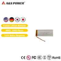 Pemasok Baterai 303080 3.7v 850mAh Baterai Lithium Polymer untuk Peralatan Perlindungan Lingkungan