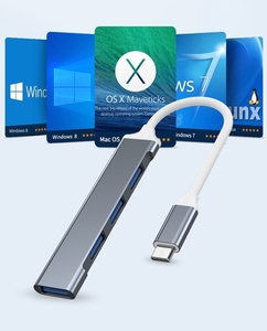 <span class=keywords><strong>4</strong></span>-in-1 Multiport <span class=keywords><strong>USB</strong></span> 3.0/2.0 hợp kim nhôm Adapter <span class=keywords><strong>4</strong></span> cổng USB3.0 cho Macbook máy tính xách tay máy tính dữ liệu chuyển Cổ Phiếu có sẵn - Product Image 6