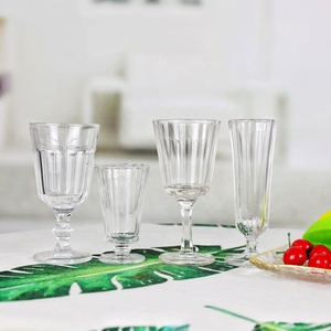 <strong>Wholesale</strong> Metal Machine Press Red Wine Glass Set Crystal Wedding <strong>champagne</strong> Coupe Glasses &amp; <strong>Flutes</strong> with Short Stem - Product Image 2