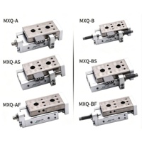   Cylindre de table coulissante pneumatique de précision série MXQ, à double action, avec guide linéaire pour machines industrielles