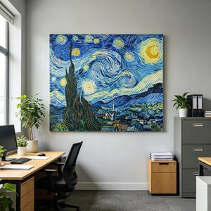 Kit di Pittura Digitale Fai-da-Te 'Notte Stellata' di <span class=keywords><strong>Van</strong></span> <span class=keywords><strong>Gogh</strong></span> per Decorazione Murale Domestica - Product Image 3