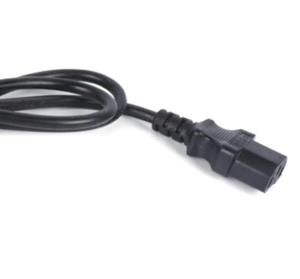 South Africa and India 3 Pin <strong>Plug</strong> to C19 250V 1.83m 3 <strong>Core</strong> 10A AC Power Cord for <strong>Computer</strong> Black/White - Product Image 3