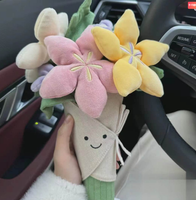 Boneka Genggam Bentuk Buket Bunga, Mainan Anak, Boneka Genggam untuk Acara Wisuda
