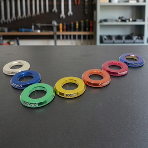 Arandelas de Aluminio 6061 CNC Anodizadas, Arandelas Planas Avellanadas M6 M8 M10, Arandelas Roscadas ISO para Ensamblaje Industrial - Product Image 5