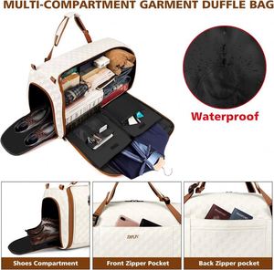 Free Sample Garment Duffle Bags Convertible Carry on Garment Bag for Men Women, Shoe Compartment <b>Suitcase</b> Suit Travel Bags - Product Image 5