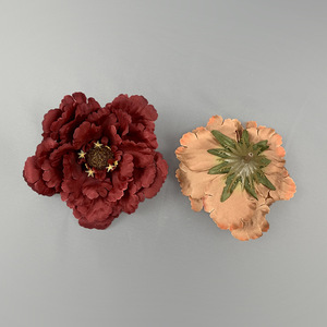 Fleurs de pivoine artificielles de 10 cm de diamètre, style peinture à l'huile, pour décorations de mariage et accessoires de maison - Product Image 4