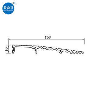 Plaques de <span class=keywords><strong>seuil</strong></span> en alliage d'<span class=keywords><strong>aluminium</strong></span> robustes Joint de <span class=keywords><strong>seuil</strong></span> de <span class=keywords><strong>porte</strong></span> de <span class=keywords><strong>garage</strong></span> Coupe-froid - Product Image 6