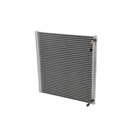 Échangeur de chaleur à micro-canaux OEM personnalisé MCHE, tube à ailettes en aluminium, serpentin de refroidissement à micro-canaux pour la chaîne du froid