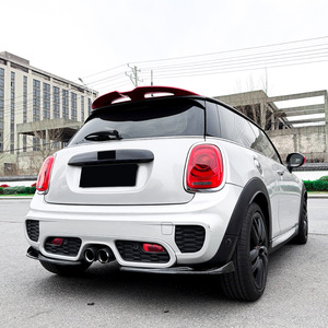 Amp-Z Mini Cooper F55 F56 F57 Jcw Spoiler arrière, kit carrosserie, style tuning, finition noire piano, texture carbone, finition mate - Product Image 1