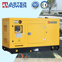 Générateur au gaz naturel CNG GPL Master Power Quiet 120kw 150kva avec ATS triphasé pour l'alimentation de secours des fermes de poissons et de crevettes